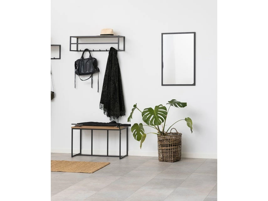 Coupon 👏 The Lodge Wandgarderobe Seaford - 77/22/28 cm in schwarz 🔔 7 Coupon 👏 The Lodge Wandgarderobe Seaford - 77/22/28 cm in schwarz 🔔 – Bild 5