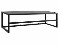 Großhandel ⭐ The Lodge Wandgarderobe Seaford - 77/22/28 cm in schwarz 🛒