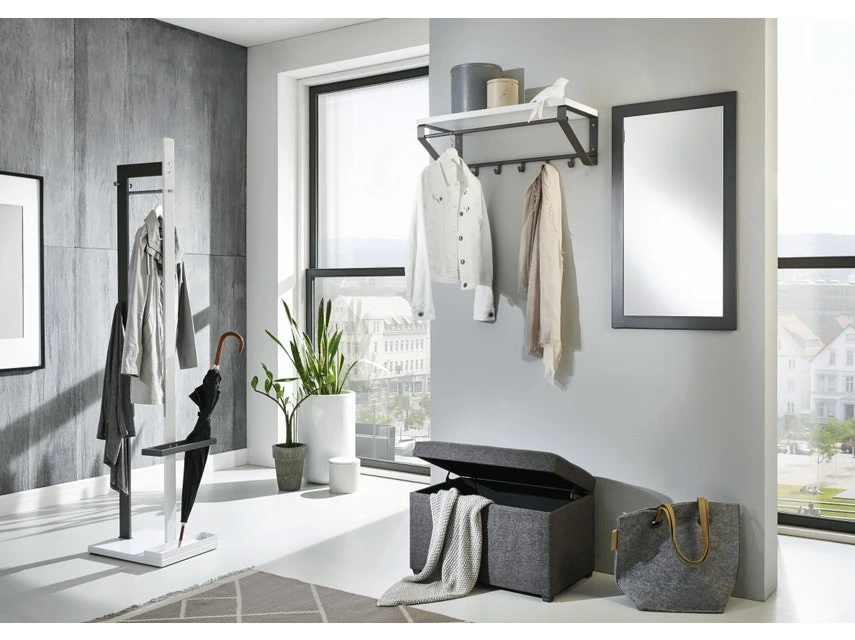 Angebote 🧨 Vivre Wandgarderobe - 70/23/30 cm in grau 🔔 4 Angebote 🧨 Vivre Wandgarderobe - 70/23/30 cm in grau 🔔 – Bild 2