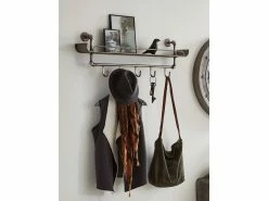 Blitzangebot 😍 Vivre Wandgarderobe - 95/34/16 cm in grau ⭐ -Garderoben Verkaufsgeschäft 15884 milieu 1