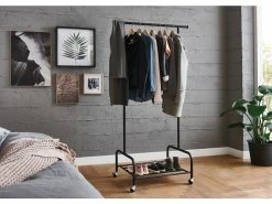 Neu ❤️ Vivre Rollgarderobe in schwarz 🔥 -Garderoben Verkaufsgeschäft 20503 milieu 1