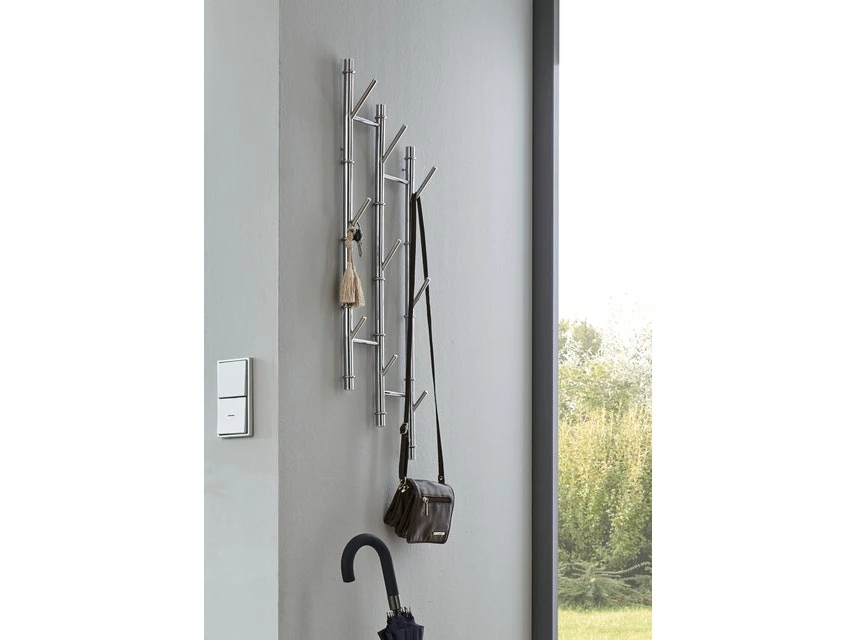 Bestpreis ✨ Vivre Wandgarderobe - 24/80/9 cm in silberfarben 🎉 4 Bestpreis ✨ Vivre Wandgarderobe - 24/80/9 cm in silberfarben 🎉 – Bild 2