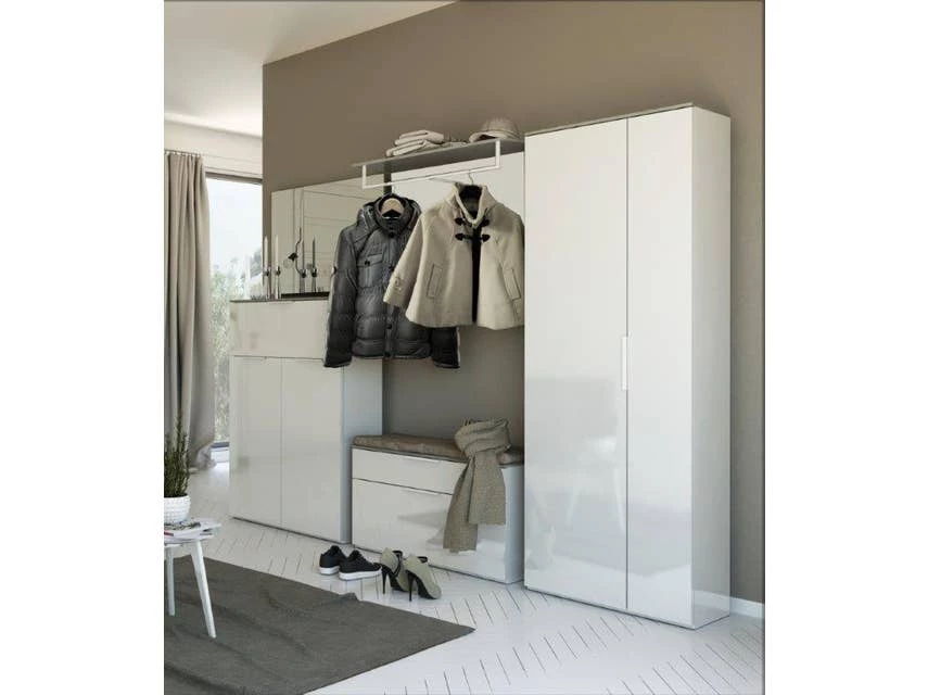 Brandneu 🎉 Vivre Garderobenpaneel Galaverna - 90/60/35 cm in weiß 🔔 6 Brandneu 🎉 Vivre Garderobenpaneel Galaverna - 90/60/35 cm in weiß 🔔 – Bild 4