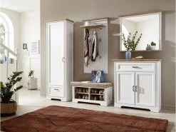 Brandneu ⭐ Garderobenpaneel Vito Jamin - 69/136/30 cm in weiß 🧨