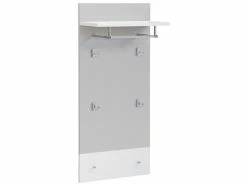 Am billigsten ⭐ Garderobenpaneel Vito Swag - 49/107,2/24,8 cm in grau ❤️