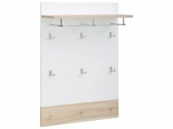 Großhandel 🎉 Garderobenpaneel Vito Swag - 78,8/107,2/24,8 cm in weiß 👏