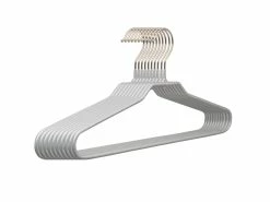 Blitzangebot 😉 Coraggio Forma Kleiderbügel-Set in silberfarben ⌛