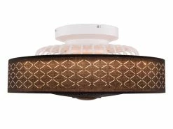 Coupon 👏 Deckenleuchte mit Ventilator Rosario 1 - 24/55 cm in schwarz ✨ -Garderoben Verkaufsgeschäft 24889274 03621 a 3