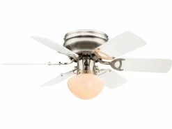 Brandneu ⭐ Deckenleuchte mit Ventilator Ugo - 28/76 cm in mehrfarbig 👍 -Garderoben Verkaufsgeschäft 24889282 0307w b 4