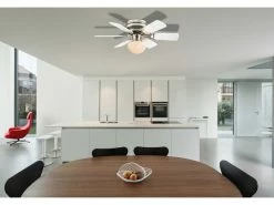 Brandneu ⭐ Deckenleuchte mit Ventilator Ugo - 28/76 cm in mehrfarbig 👍 -Garderoben Verkaufsgeschäft 24889282 0307w b 5