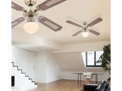 Schlussverkauf 🔥 Deckenleuchte mit Ventilator Champion - 42/107 cm in mehrfarbig ✔️ -Garderoben Verkaufsgeschäft 24889331 0309 a 2