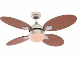 Auslauf ✨ Deckenleuchte mit Ventilator Wade - 37/107 cm in braun 💯 -Garderoben Verkaufsgeschäft 24889365 0318 a 2