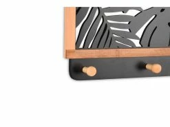 Top 10 😍 Wandgarderobe Leika - 47/21/4 cm in schwarz ⭐ -Garderoben Verkaufsgeschäft 25015589 2 freisteller nebenbild