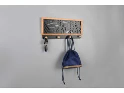 Top 10 😍 Wandgarderobe Leika - 47/21/4 cm in schwarz ⭐ -Garderoben Verkaufsgeschäft 25015589 5 freisteller nebenbild