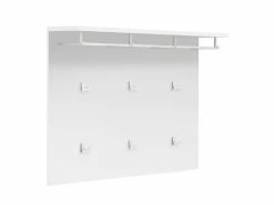 Auslauf 🧨 Coraggio Forma Garderobenpaneel Alea - 105/83,2/26,8 cm in weiß 🧨