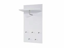 Blitzangebot ⭐ Vivre Wandgarderobe - 49/100/31 cm in weiß ⭐