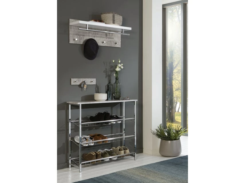 Coupon 😉 Vivre Wandgarderobe - 75/30/26 cm in weiß 👍 4 Coupon 😉 Vivre Wandgarderobe - 75/30/26 cm in weiß 👍 – Bild 2