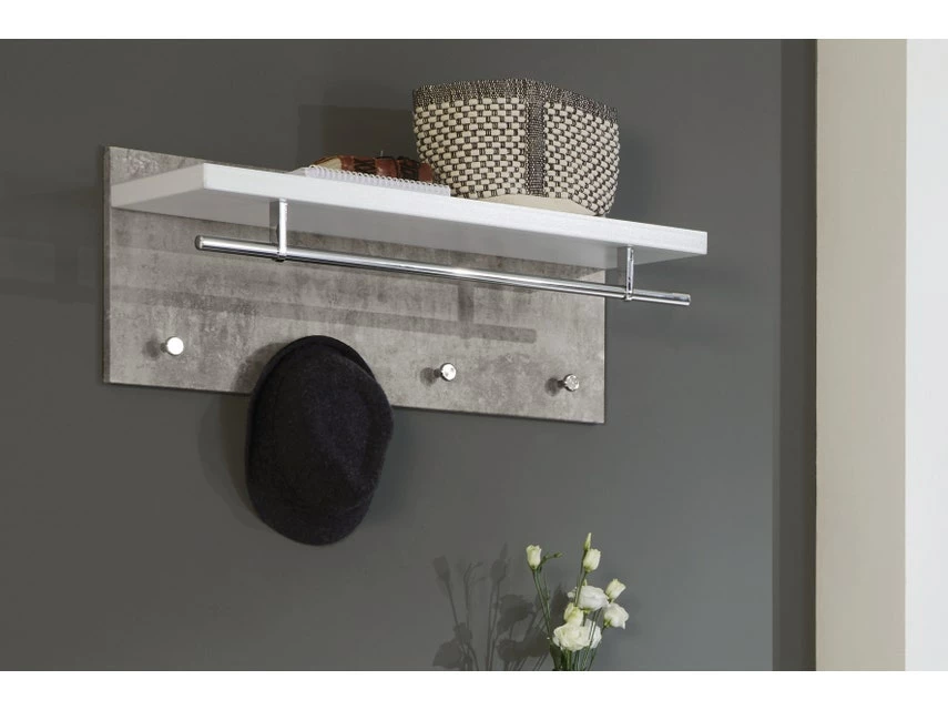 Coupon 😉 Vivre Wandgarderobe - 75/30/26 cm in weiß 👍 6 Coupon 😉 Vivre Wandgarderobe - 75/30/26 cm in weiß 👍 – Bild 4