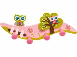 Schlussverkauf 🔔 BIECO Garderobe Eule in mehrfarbig 🧨