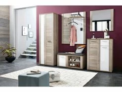 Bestpreis 🧨 Garderobenpaneel Vito Petrina - 96/115/28 cm in beige ❤️ -Garderoben Verkaufsgeschäft 6167824 0491588 4 23206536 5