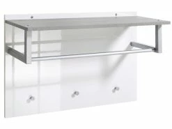 Brandneu 🎉 Vivre Garderobenpaneel Galaverna - 90/60/35 cm in weiß 🔔