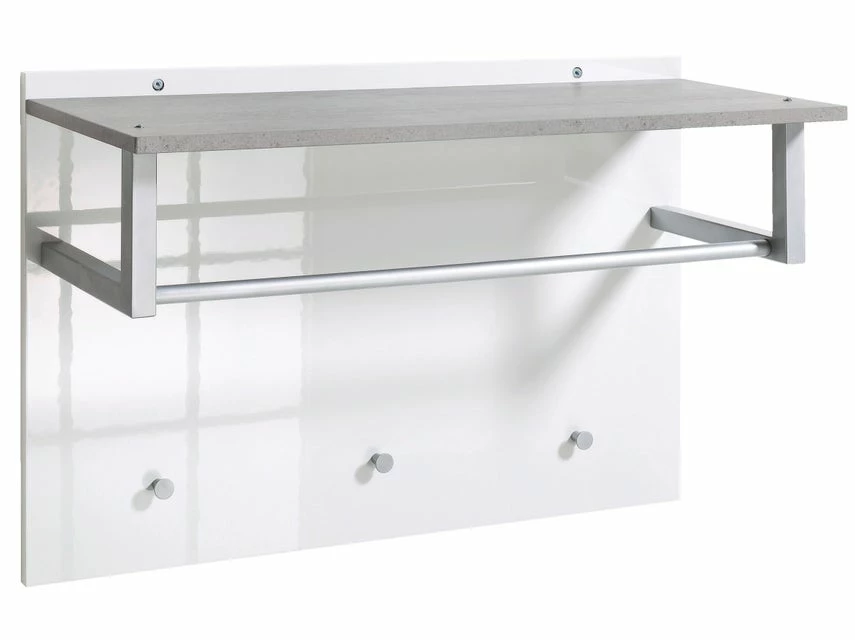 Brandneu 🎉 Vivre Garderobenpaneel Galaverna - 90/60/35 cm in weiß 🔔 3 Brandneu 🎉 Vivre Garderobenpaneel Galaverna - 90/60/35 cm in weiß 🔔