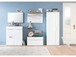 Brandneu 🎉 Vivre Garderobenpaneel Galaverna - 90/60/35 cm in weiß 🔔 8 Brandneu 🎉 Vivre Garderobenpaneel Galaverna - 90/60/35 cm in weiß 🔔 -Garderoben Verkaufsgeschäft 6188575 0506956 2 23443526 1