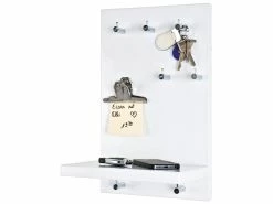 Angebote 😍 Vivre Schlüsselboard Betty - 25/40/17 cm in weiß 🥰