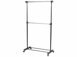 Auslauf ❤️ Vivre Kleiderwagen Bolton in silberfarben 🧨