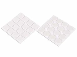 Auslauf 🎁 Coronet Filzgleiter weiß rund/quadratisch ⌛