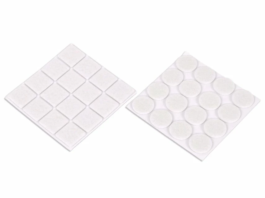 Auslauf 🎁 Coronet Filzgleiter weiß rund/quadratisch ⌛ 3 Auslauf 🎁 Coronet Filzgleiter weiß rund/quadratisch ⌛