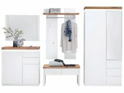 Coupon 💯 Coraggio Forma Garderobenpaneel Romina - 91/135/25 cm in weiß 👍 -Garderoben Verkaufsgeschäft 6558755 0579336 24404014