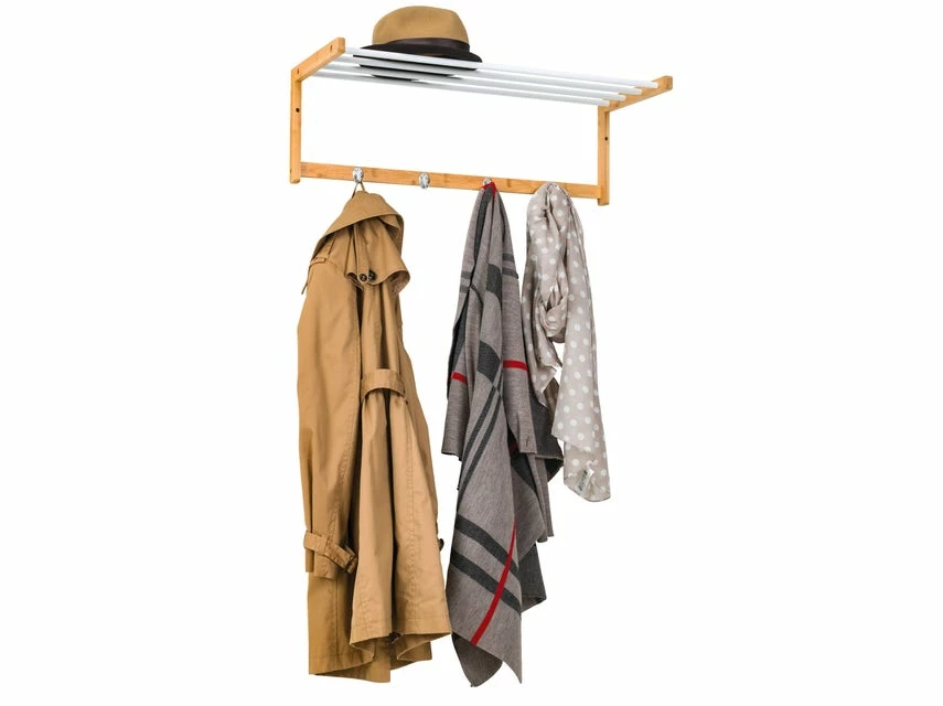 Bester Verkauf 🎁 Coraggio Forma Wandgarderobe Vasi - 74/24/30 cm in braun ✔️ 8 Bester Verkauf 🎁 Coraggio Forma Wandgarderobe Vasi - 74/24/30 cm in braun ✔️ – Bild 6