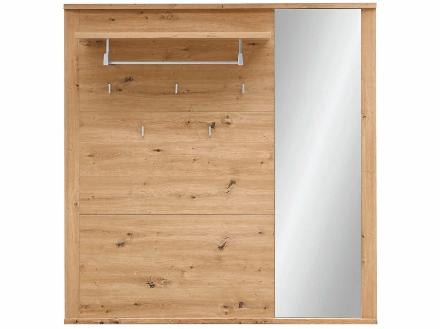 Brandneu 👏 Garderobenpaneel Vito Tira - 135/138/29 cm in braun ✨ 3 Brandneu 👏 Garderobenpaneel Vito Tira - 135/138/29 cm in braun ✨