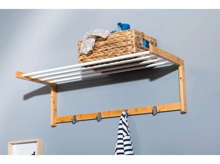 Bester Verkauf 🎁 Coraggio Forma Wandgarderobe Vasi - 74/24/30 cm in braun ✔️ 5 Bester Verkauf 🎁 Coraggio Forma Wandgarderobe Vasi - 74/24/30 cm in braun ✔️ – Bild 3