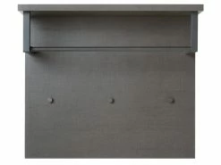 Budget 💯 Coraggio Forma Garderobenpaneel Segno - 82/71,5/35 cm in grau 🤩