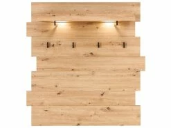 Aktion 😍 Garderobenpaneel Vito Sedeo - 120/125/32 cm in braun 😀