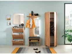 Bestes Angebot 😉 Vivre Garderobenpaneel Anja - 77/150/22 cm in braun ✨ -Garderoben Verkaufsgeschäft 6906301 0639560 9 24411043