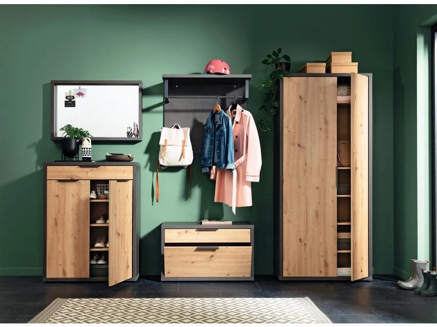 Budget 💯 Coraggio Forma Garderobenpaneel Segno - 82/71,5/35 cm in grau 🤩 4 Budget 💯 Coraggio Forma Garderobenpaneel Segno - 82/71,5/35 cm in grau 🤩 – Bild 2