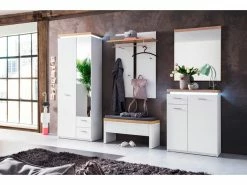 Schlussverkauf 👍 Coraggio Forma Garderobenpaneel Cali - 88/118/28 cm in weiß ❤️ 13 Schlussverkauf 👍 Coraggio Forma Garderobenpaneel Cali - 88/118/28 cm in weiß ❤️ -Garderoben Verkaufsgeschäft kopie 6 von cali garderobe k01 kissen seitlich im milieu 3110 19 fein