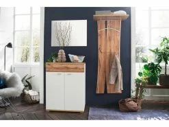 Coupon 🤩 Coraggio Forma Garderobenpaneel Nia - 69/180/30 cm in braun 👍 -Garderoben Verkaufsgeschäft kopie von nia garderobe k03 seitlich im milieu 3869 17 fein