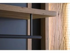 Auslauf 🔔 Coraggio Forma Garderobenpaneeel Lizzano - 86/118/32 cm in grau 😀 -Garderoben Verkaufsgeschäft online 24513336