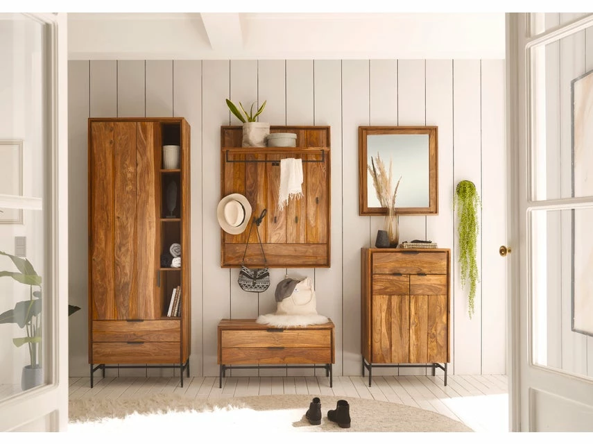 Großhandel 🛒 Garderobenpaneel Vito Amely - 85/110/32 cm in braun 🎉 8 Großhandel 🛒 Garderobenpaneel Vito Amely - 85/110/32 cm in braun 🎉 – Bild 6