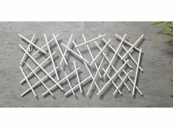 Bester Verkauf 🛒 Wandgarderobe Mikado 2 - 60/30/5 cm in weiß 💯