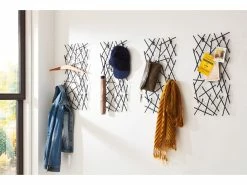 Blitzangebot 🛒 Wandgarderobe Mikado 3 - 30/60/5 cm in schwarz 👍 -Garderoben Verkaufsgeschäft online 24874324 5