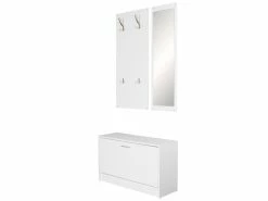 Bestpreis 💯 Vivre Vorzimmer-Set Jana 3-teilig in weiß 🔥 -Garderoben Verkaufsgeschäft wl5.166 05 freisteller nebenbild